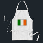 Flaggan Irland Förkläde<br><div class="desc">bilden visar den irländska flaggan eller Irlands flagga,  den gröna,  vita och orangea trikoloren.</div>