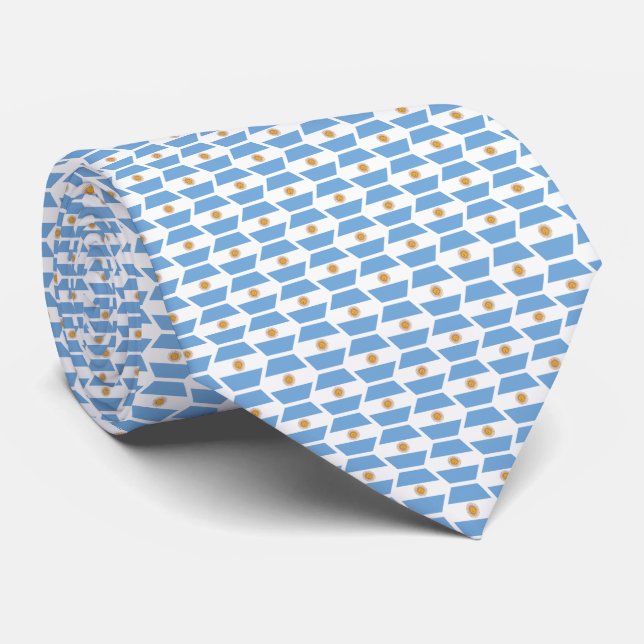 Flaggans Argentina Geometrisk Hexagon Mönster Slips (Rullad)