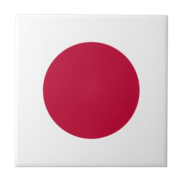 Flaggans Japan Keramisk Kakel (Framsidan)