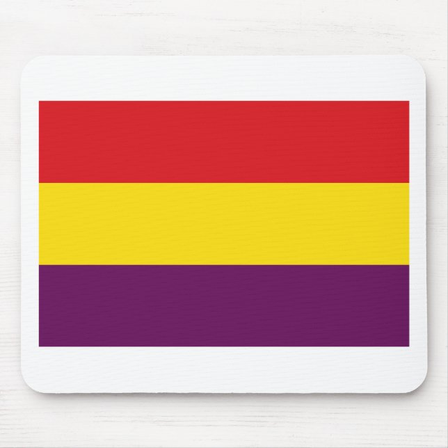 Flaggarepublik av Spanien - Bandera República Musmatta (Framsidan)