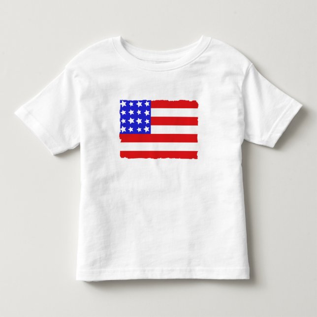 Flaggaskjorta T-shirt (Framsida)