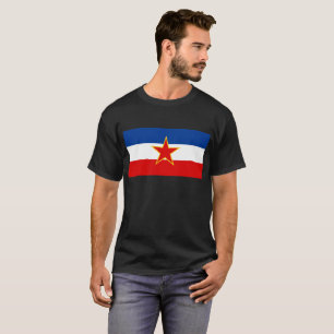 FlaggaT-tröja för SFRJ Jugoslavien T Shirt