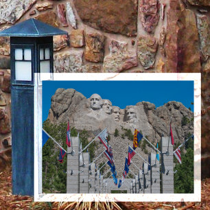 Flaggavenyn, Mount Rushmore National Memorial Vykort