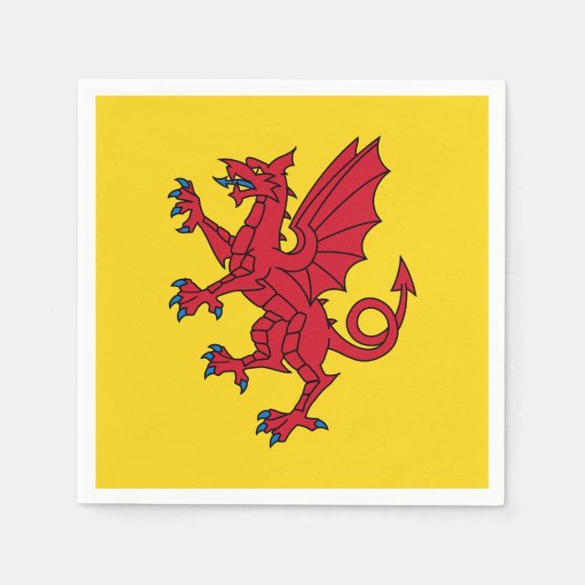 Flaggduk av Somerset Pappersservetter (Framsidan)