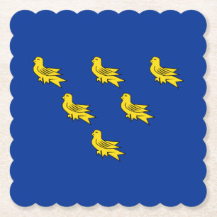 Flaggduk för Sussex Pappersunderlägg Underlägg Papper