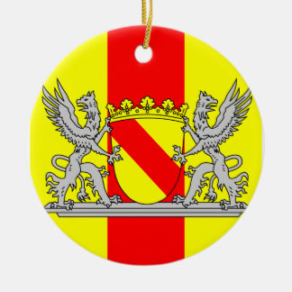 Flagge Baden Badisches Wappen Julgransprydnad Keramik