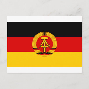 Flagge der DDR - Flagga av DDR (Tysklant Öster) Vykort
