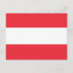 Flagge Österreich Postkarte Vykort