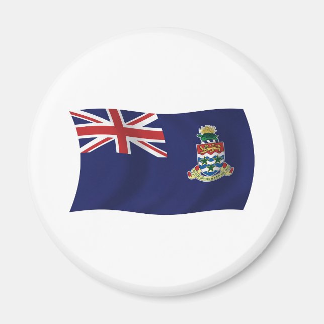 Flaggmagnet Caymanöarna Magnet (Framsidan)