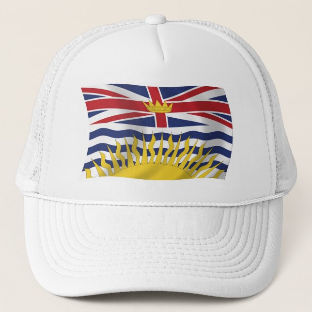 Flaggmössa för British Columbia Truckerkeps (Framsida)