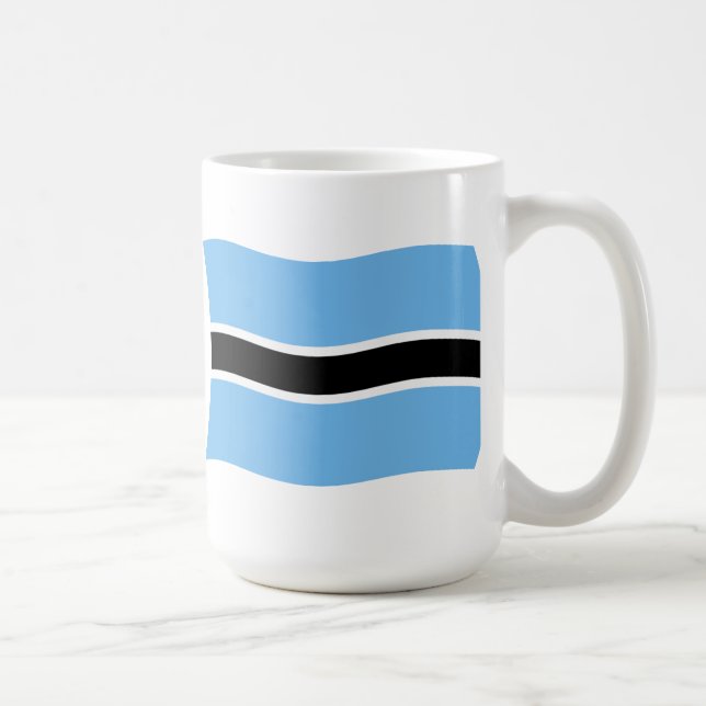 Flaggmugg från Botswana Kaffemugg (Höger)