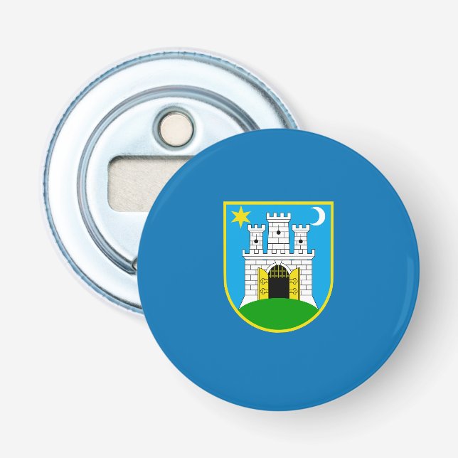 Flaggöppnare för Zagreb, Kroatien Flasköppnare (Framsidan)