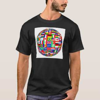 FLAGGOR AV JORDKLOTET T-SHIRT