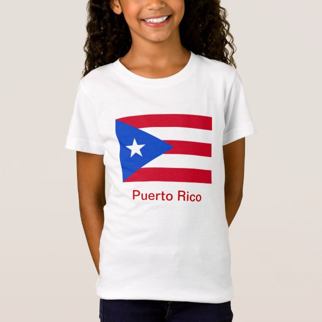 Flaggor av Puerto Rico Tee (Framsida)