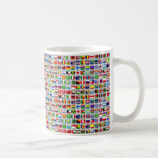 Flaggor av världen kaffemugg