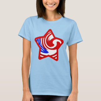 Flaggor av whirl t shirt