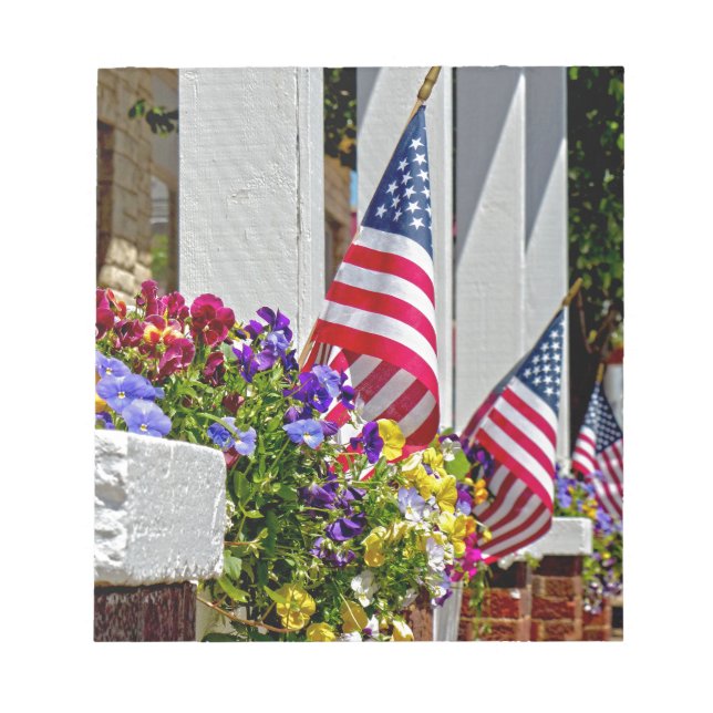 Flaggor + Blommor Anteckningsblock (Framsida)