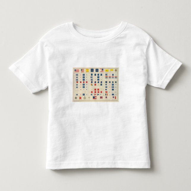 Flaggor, emblem, etc. tee shirt (Framsida)