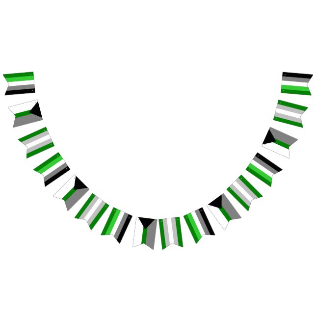 Flaggor för Aromantic SpectrumBunting (Alla)