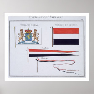 Flaggor från Konungariket Nederländerna, från Poster