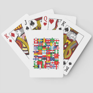 FLAGGOR i LAND i INTERNATIONELL FLAGGA Casinokort