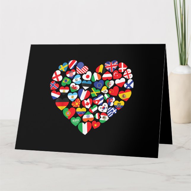 FLAGGOR i LAND i INTERNATIONELL FLAGGA Kort (Framsida)