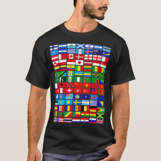 FLAGGOR i LAND i INTERNATIONELL T Shirt