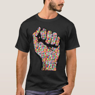 Flaggor i Land i Internationell Trav T Shirt