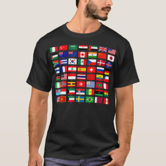 Flaggor i Land i World Graphic Coola D T Shirt