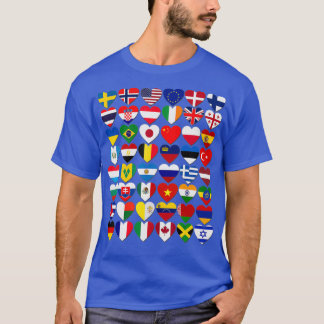Flaggor i Land i WorldInternational T Shirt