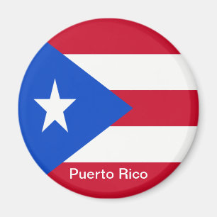 Flaggor i Puerto Rico Magnet