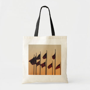 Flaggor i Sunset American Patriotic USA Tygkasse