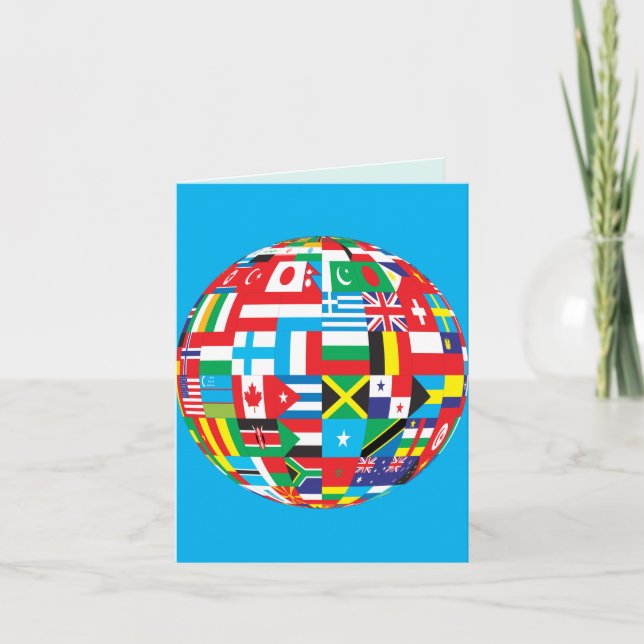 FLAGGOR I VÄRLDEN KORT (Framsida)