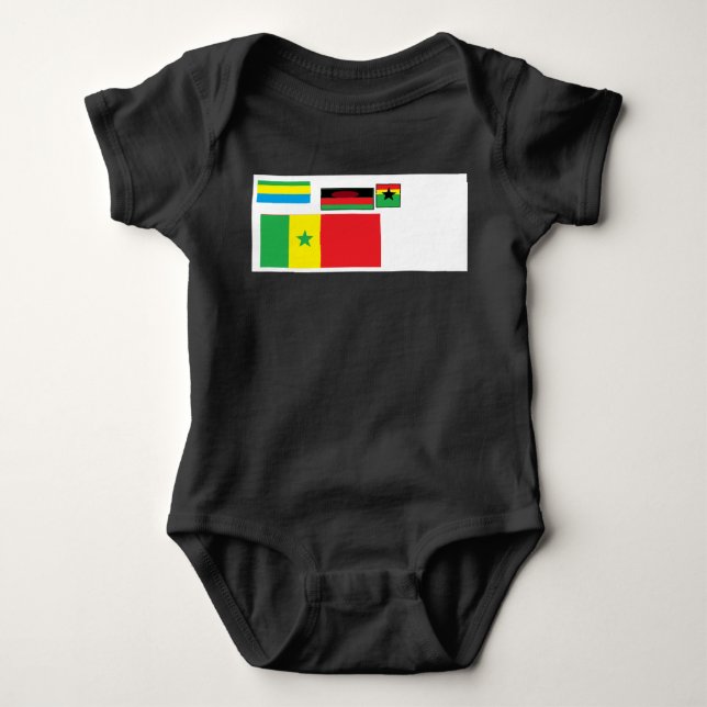 Flaggor i världen t shirt (Framsida)