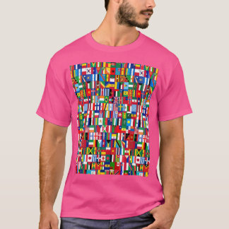 Flaggor i världen t shirt