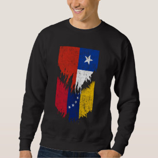 Flaggor i Venezuelan, Venezuela, Ripping Torn Chil Lång Ärmad Tröja