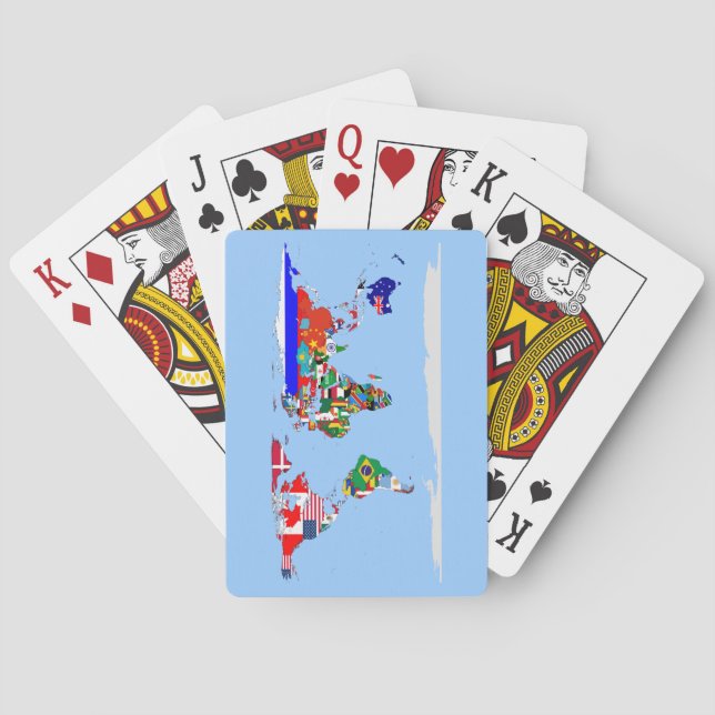 flaggor karta casinokort (Baksidan)