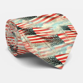 Flaggor necktie slips