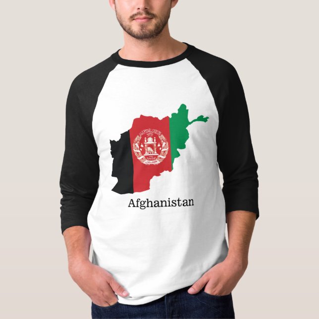 Flaggor och länder Afghanistan T Shirt (Framsida)