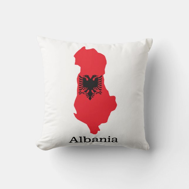 Flaggor och länder Albanien Kudde (Framsida)