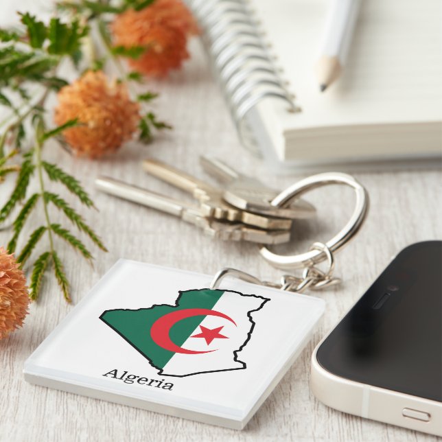 Flaggor och länder Algeriet (Högra Framsidan)