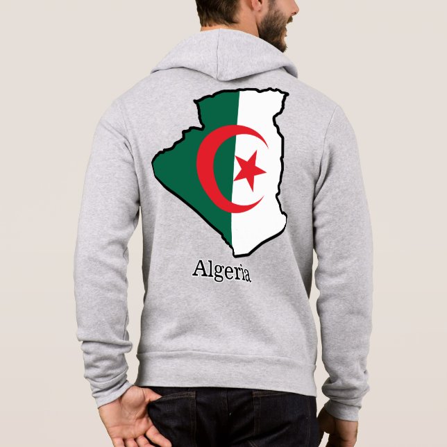 Flaggor och länder Algeriet T Shirt (Baksida)