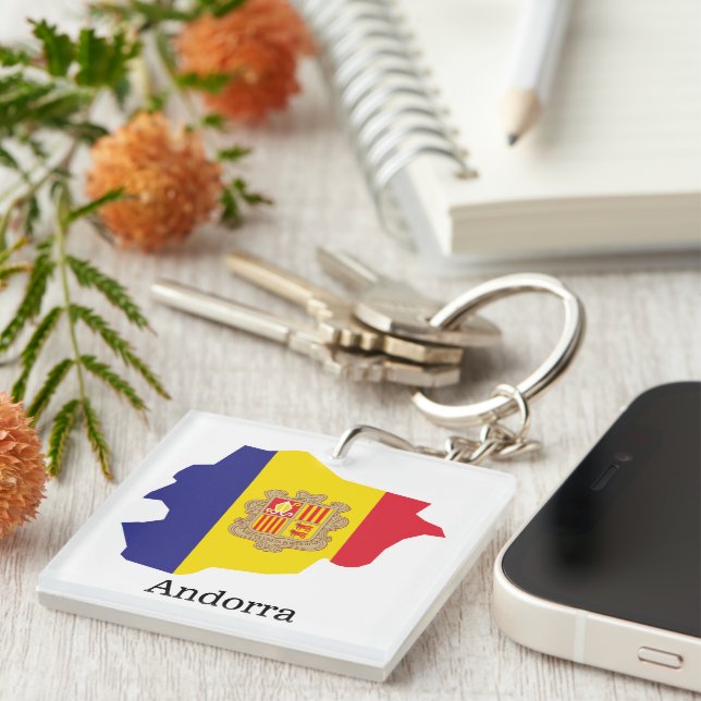 Flaggor och länder Andorra (Högra Framsidan)