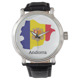 Flaggor och länder Andorra Armbandsur