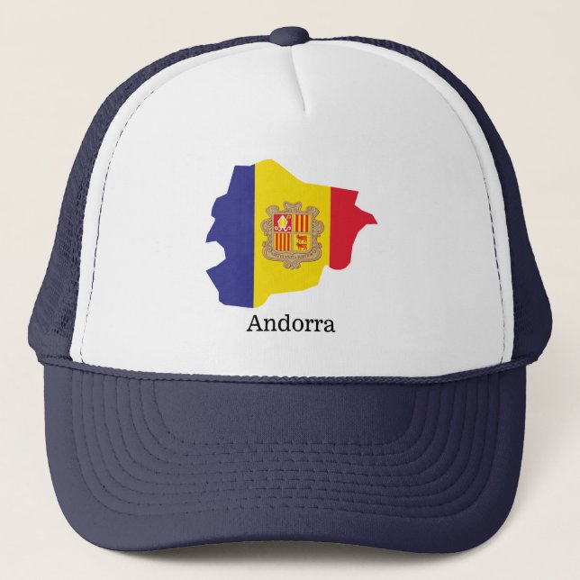 Flaggor och länder Andorra Keps (Framsida)