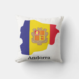 Flaggor och länder Andorra Kudde
