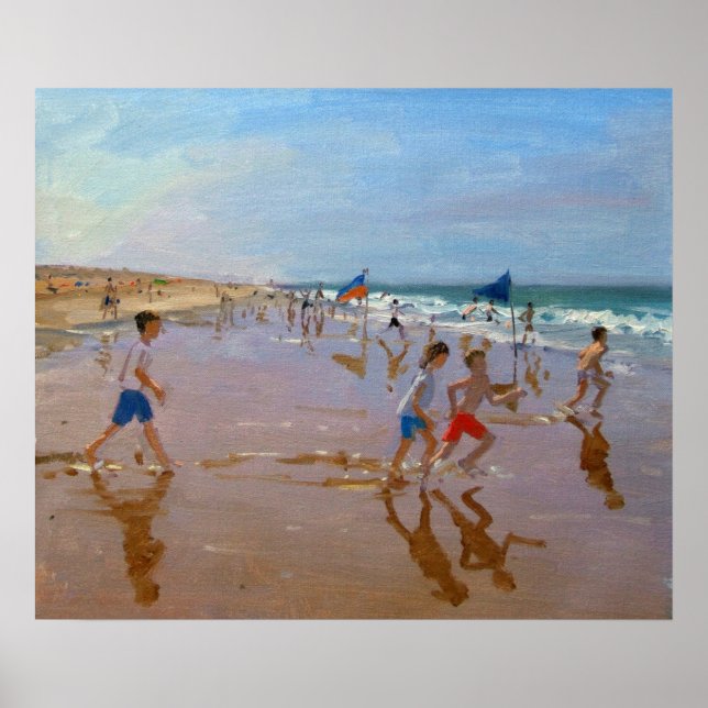 Flaggor och reflexer Montalivet Poster (Framsidan)