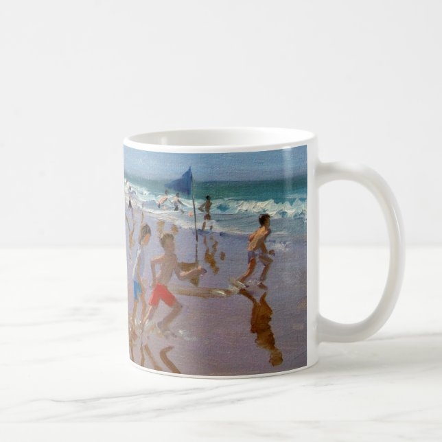 Flaggor och reflexioner Montalivet Kaffemugg (Höger)