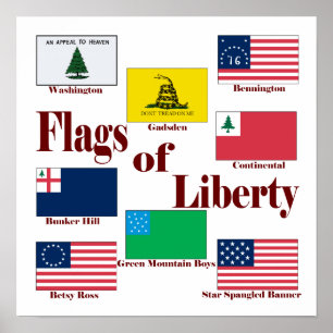 Flaggor of Liberty Poster
