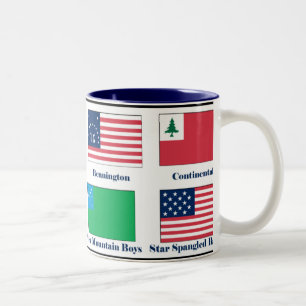 Flaggor of Liberty Två-Tonad Mugg